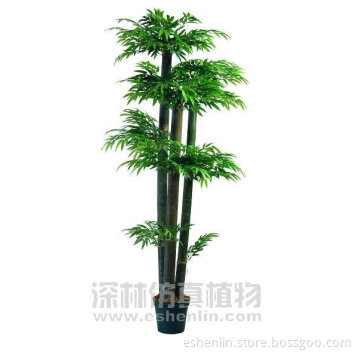 artificial 3 stem tired lucky bamboo,silk plant